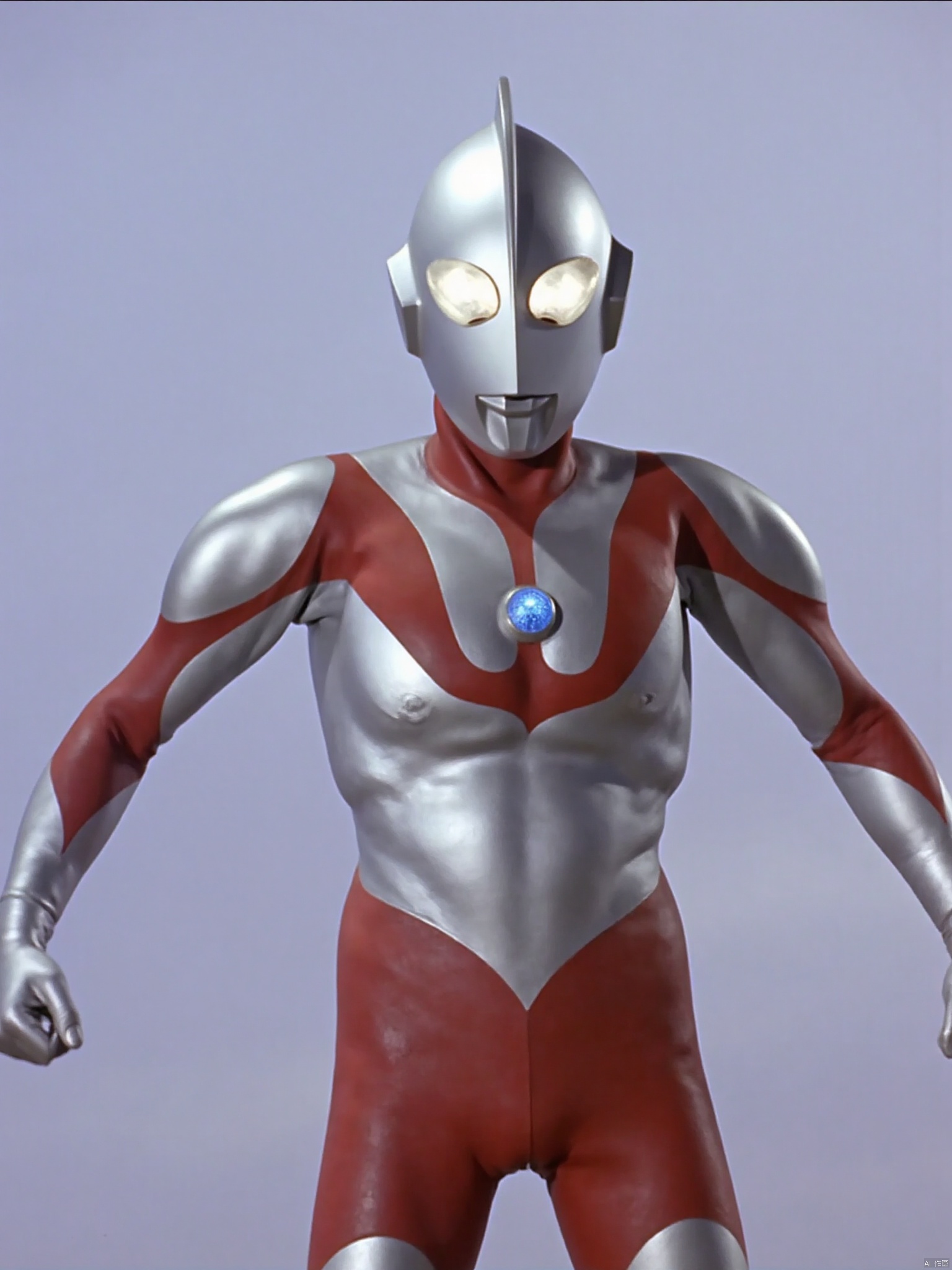 ultraman,silver bodysuit,silver gloves,legwear,gloves,boots,cover,mask,plugsuit,armor,bodysuit,red pattern on body,silver tight-fitting,silver footwear,helmet,leather suit,latex,tokusatsu,no humans,science fiction,silver head,hard mask,no smile,no eyes,no nose,solo,silver rubber bodysuit with red line