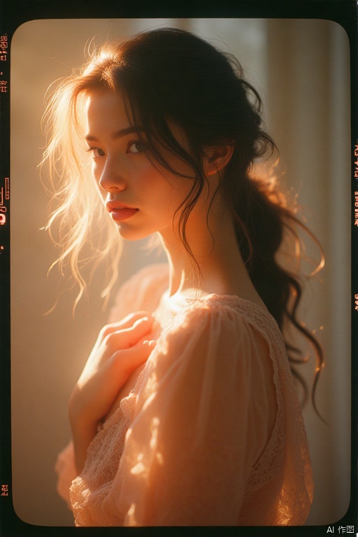 shinei,indoors,Light and shadow
a girl,  Polaroid,film pellet,film pellet,sexy moves
HEIC of a photo,realistic,Photorealistic,masterpiece,best quality, high quality,8k,highres,