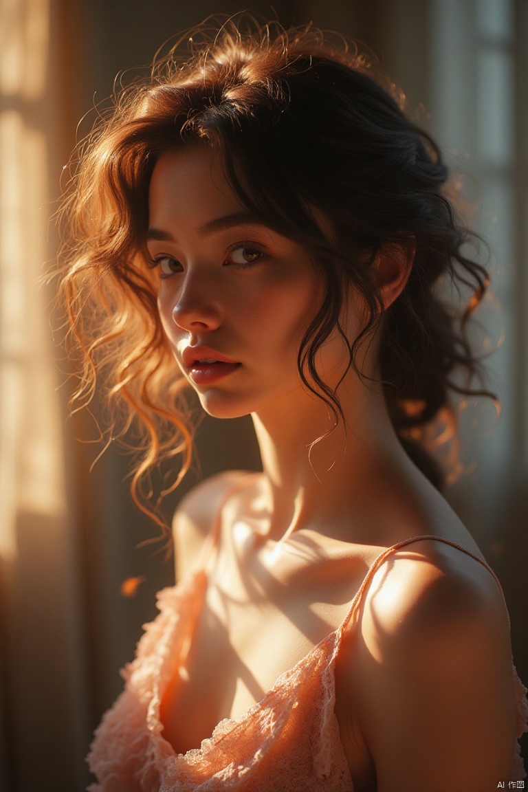 shinei,indoors,Light and shadow
a girl,  Polaroid,sexy moves
HEIC of a photo,realistic,Photorealistic,masterpiece,best quality, high quality,8k,highres,
