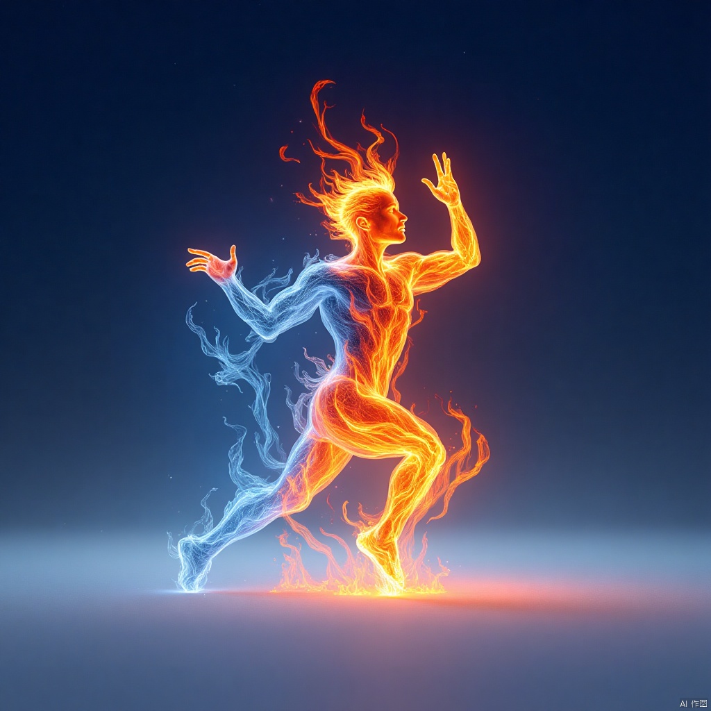 Flame figure,Elements of ice and fire,冰火元素