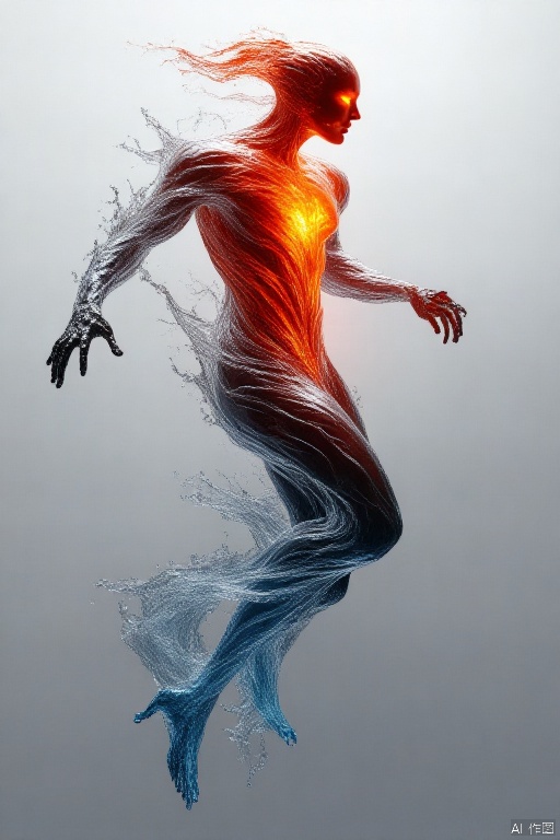 (masterpiece, top quality, best quality, official art, beautiful and aesthetic:1.2),(1girl:1.2),cute,extreme detailed,(abstract:1.4, fractal art:1.3),(silver_hair:1.1),fate \(series\),colorful,highest detailed,fire,ice,lightning,(splash_art:1.2),jewelry:1.4,hanfu,scenery,ink,,haifeisi,(water:1.1),(wet:1.1),(splashing:1.1),(rain:1.1),