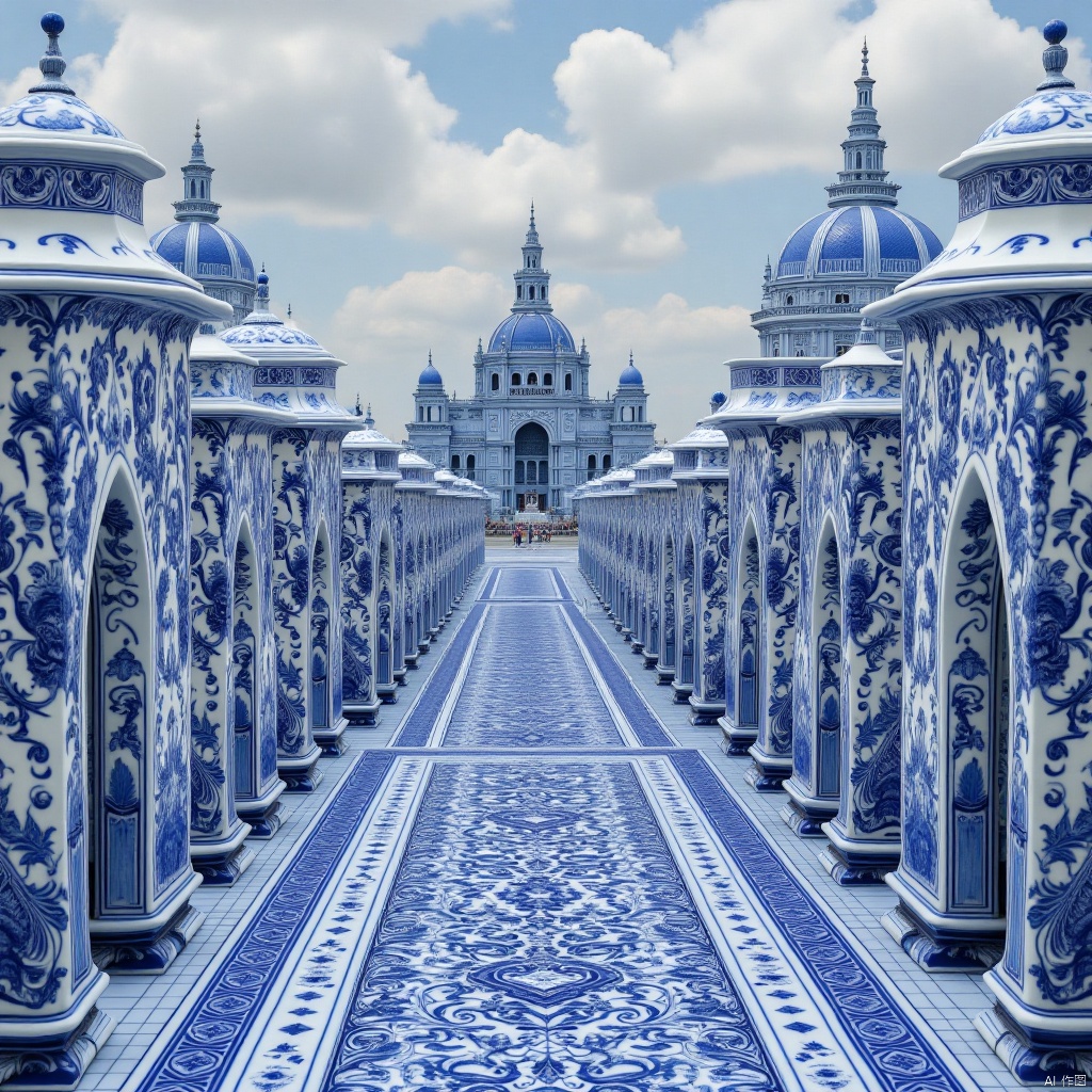 A city made of porcelain,