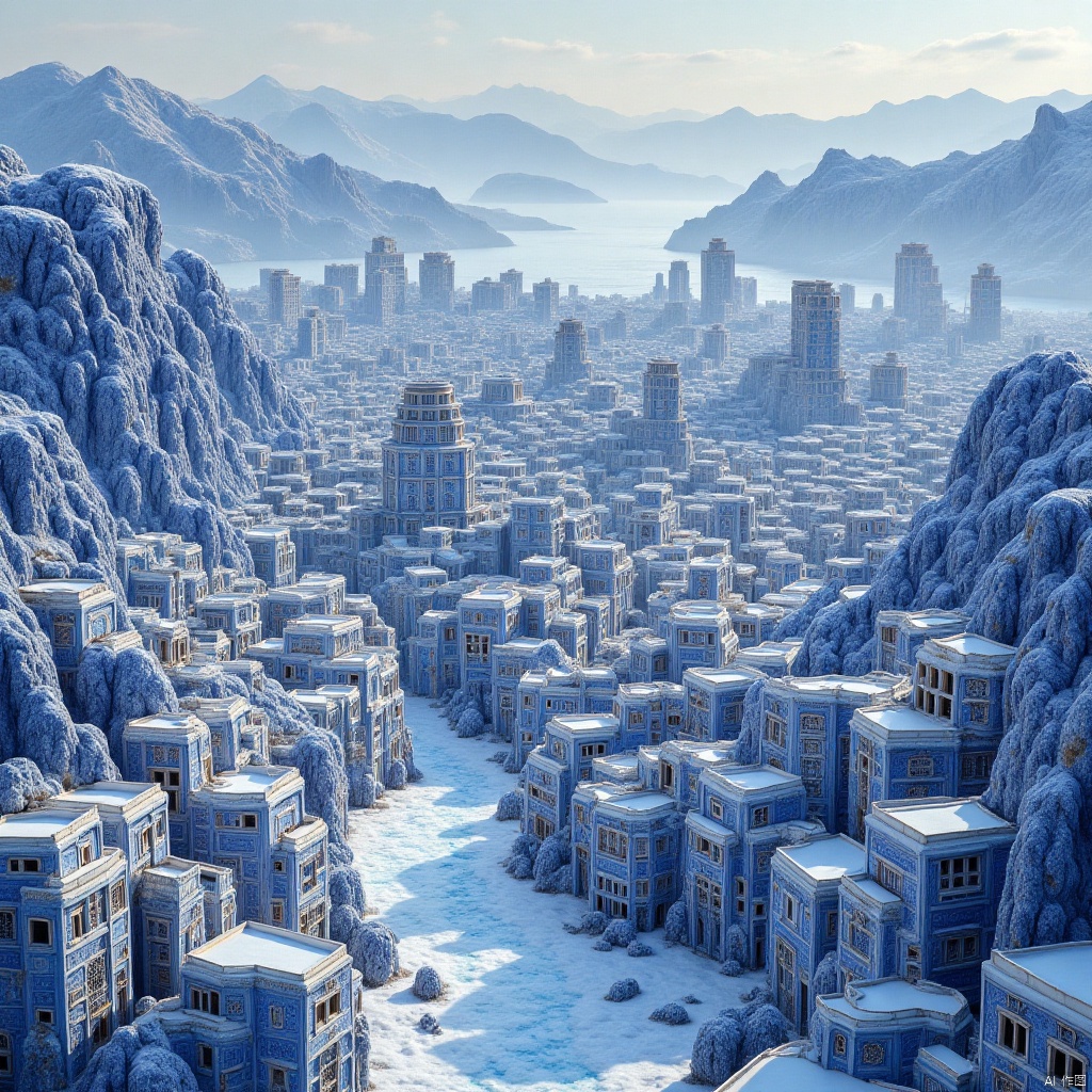 A city made of porcelain,瓷器,