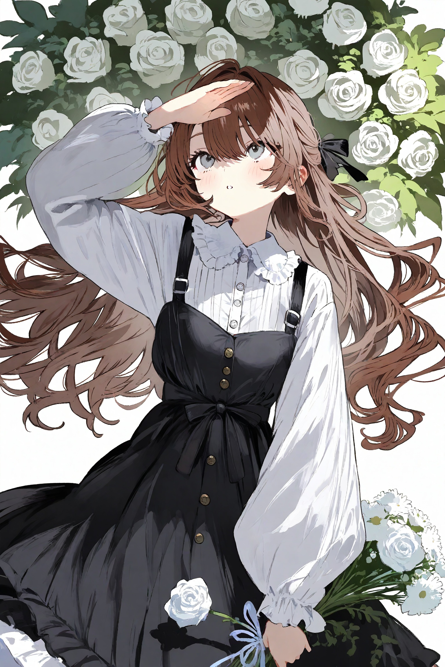 1girl,  bouquet,  solo on Tensor.Art