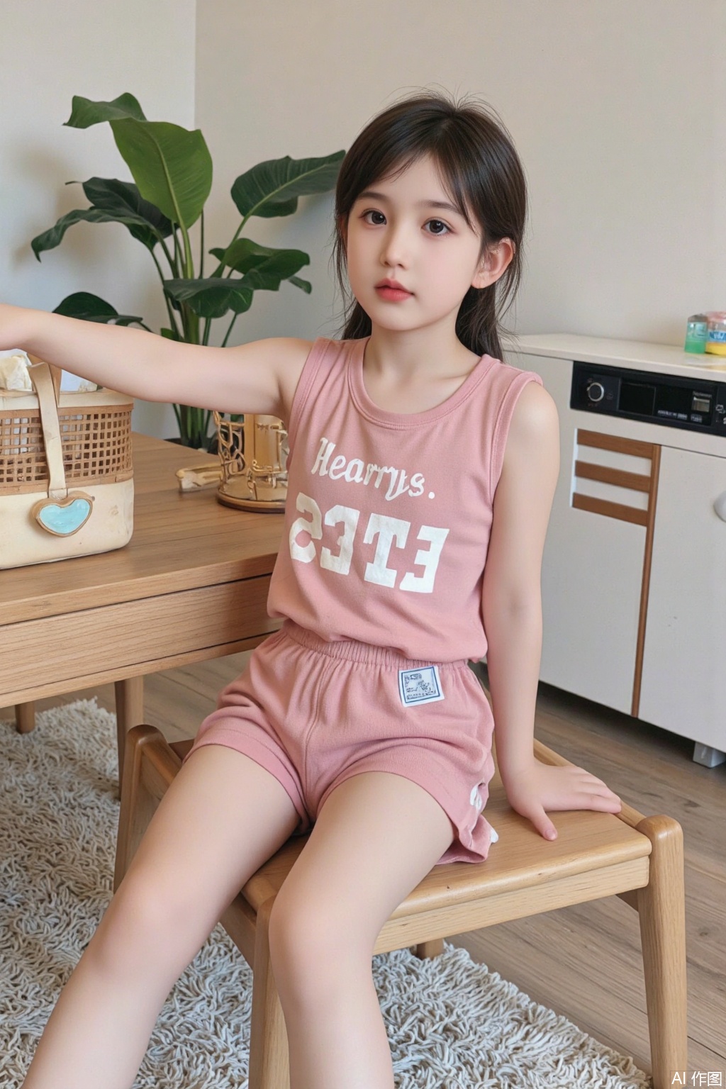 real, a photo of a three-year-old child, professional photography style, cute