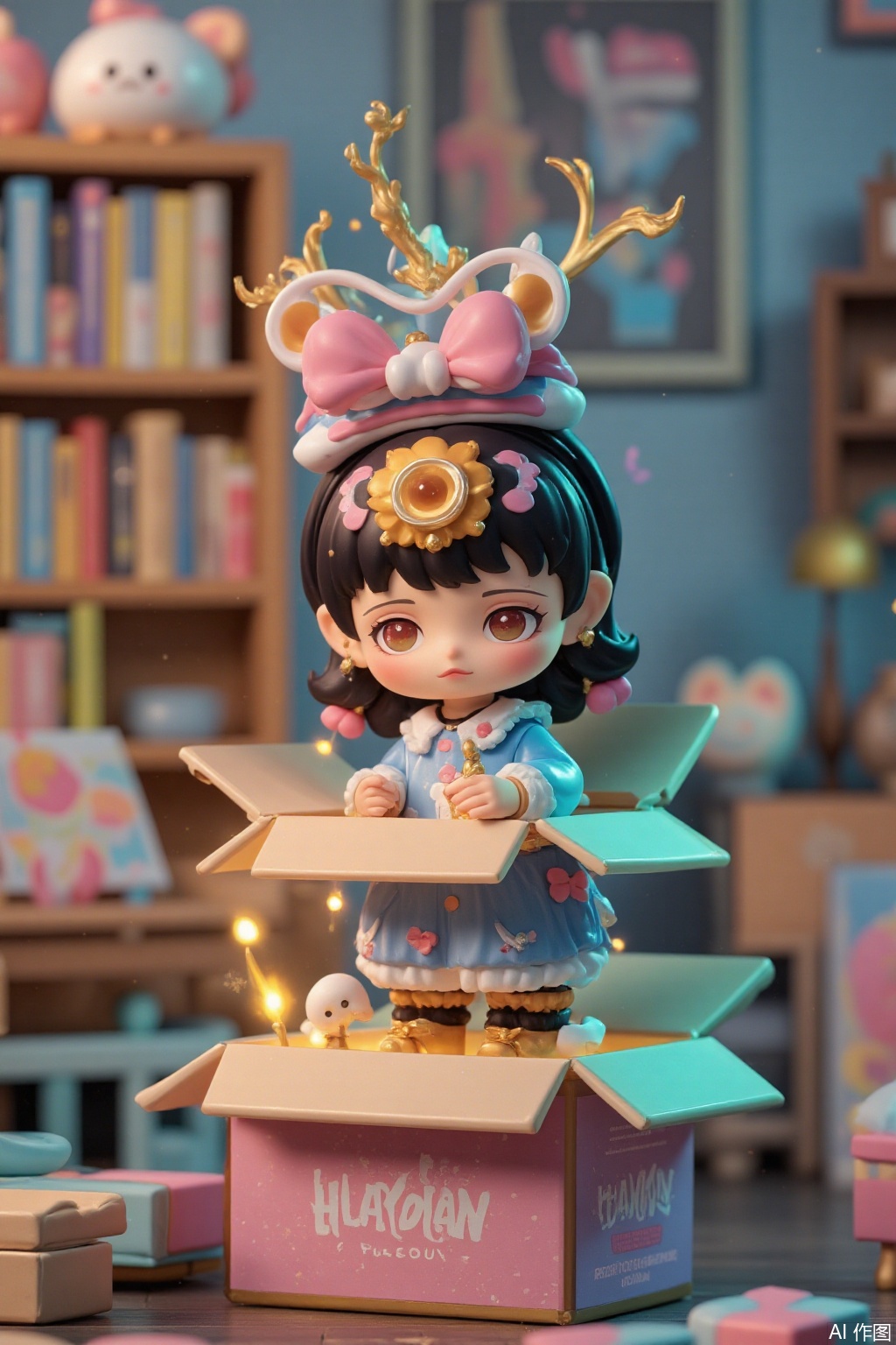 Ultra photoreal, Insane Details, 32K, Realistic,
Real photo,blind box figure