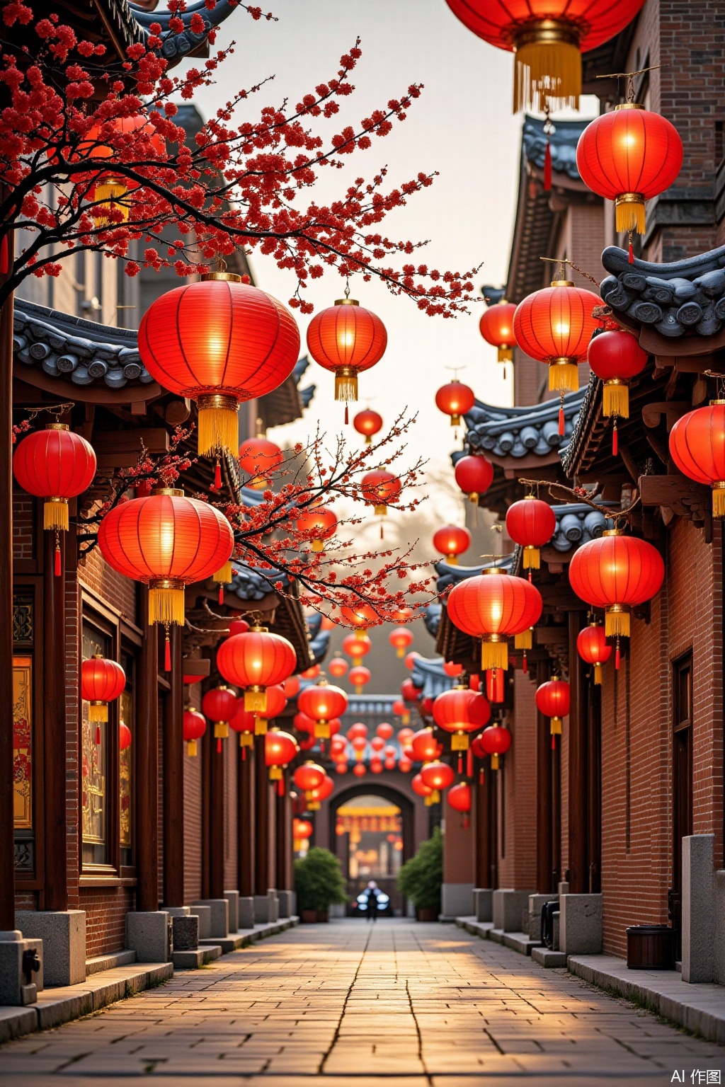 China Spring Festival Street,masterpiece,4K