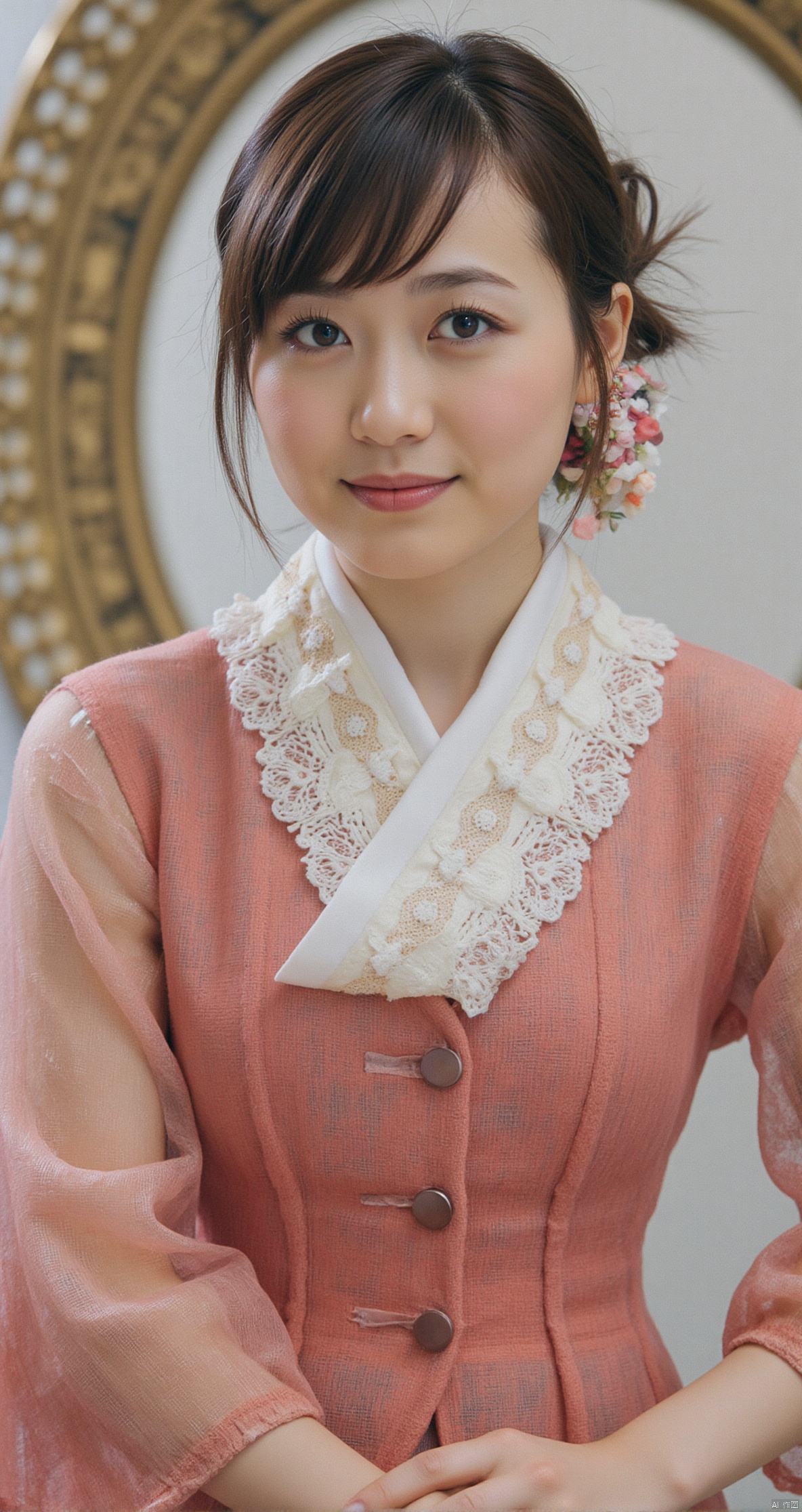 woman, portrait, close up to face, dress, realistic,HARUKA