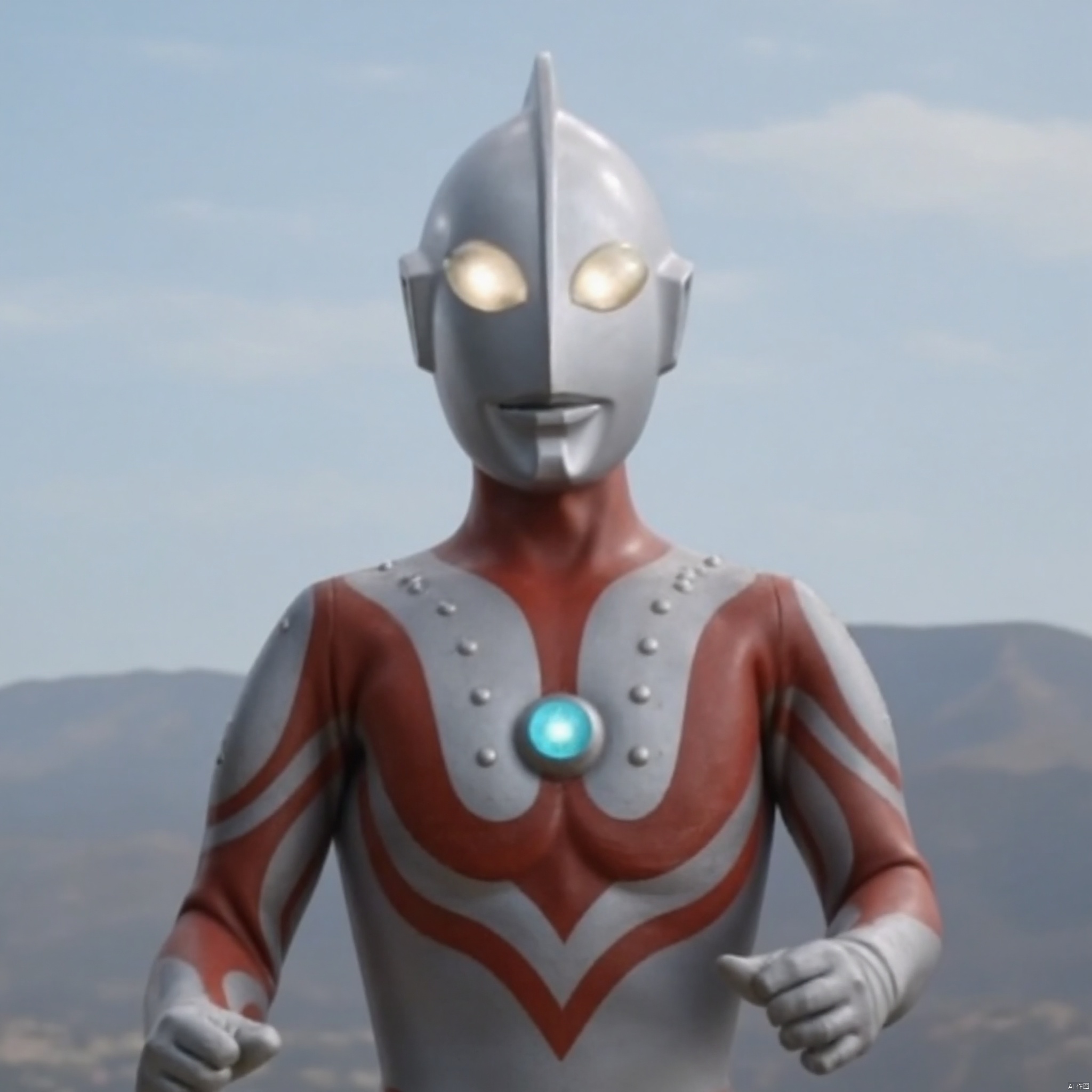 ultraman,silver bodysuit,silver gloves,legwear,gloves,boots,cover,mask,plugsuit,armor,bodysuit,red pattern on body,silver tight-fitting,silver footwear,helmet,leather suit,latex,tokusatsu,no humans,science fiction,silver head,hard mask,no smile,no eyes,no nose,solo,silver rubber bodysuit with red line