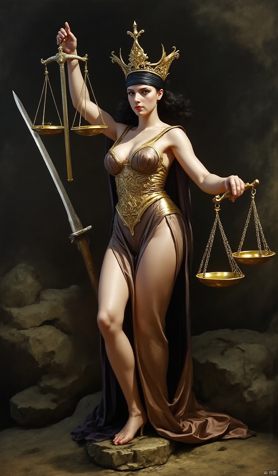, The scales of justice, symbol of justice, mythology and religion, gods and goddesses, Justitia: The Roman goddess of justice, Justitia was often portrayed wearing a blindfold and holding a sword and scales that were evenly balanced. The scales of justice symbolize the importance of finding a solution that addresses all parties involved, including the guilty, the innocent, and the law itself.,hkbeauty