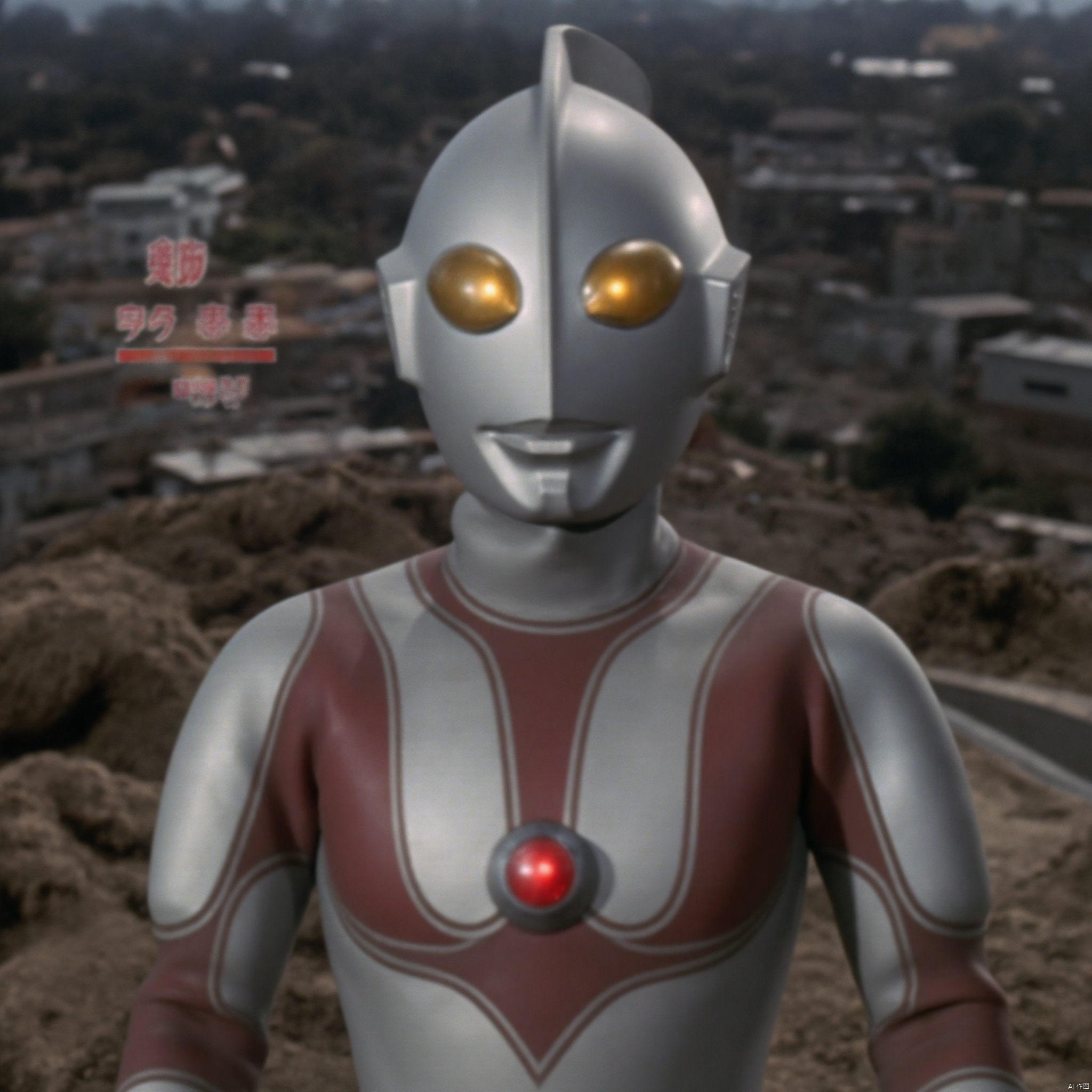 ultraman,silver bodysuit,red gloves,legwear,gloves,red boots,cover,mask,plugsuit,armor,bodysuit,red pattern on body,silver tight-fitting,red footwear,helmet,leather suit,latex,tokusatsu,no humans,science fiction,silver head,hard mask,no smile,no eyes,no nose,solo,silver rubber bodysuit with red line
