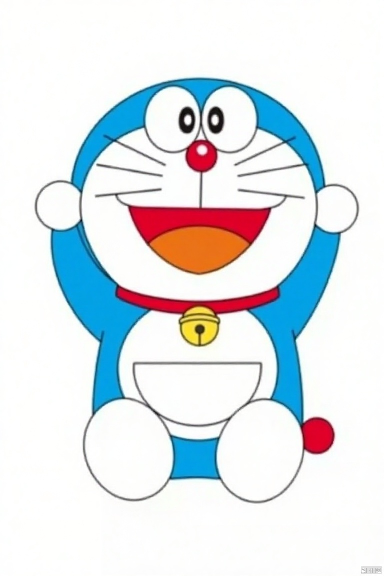 duolaameng,doraemon,solo,colorful,simple_background,white_background