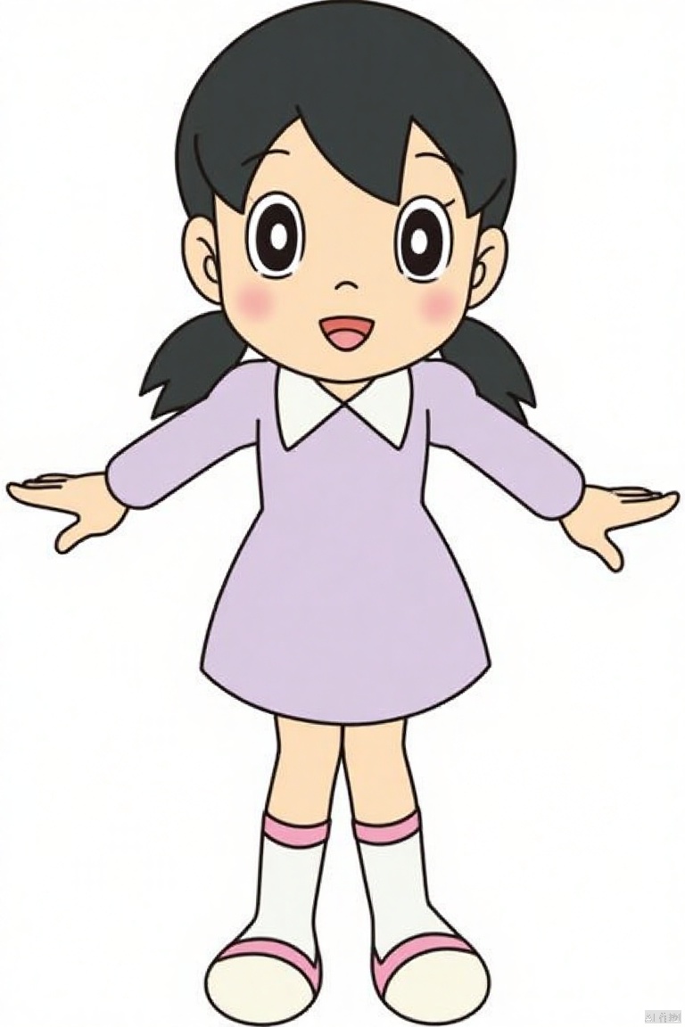 duolaameng,minamoto_shizuka,1girl,solo,simple_background,white_background