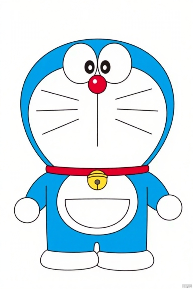 duolaameng,doraemon,colorful,solo,simple_background,white_background