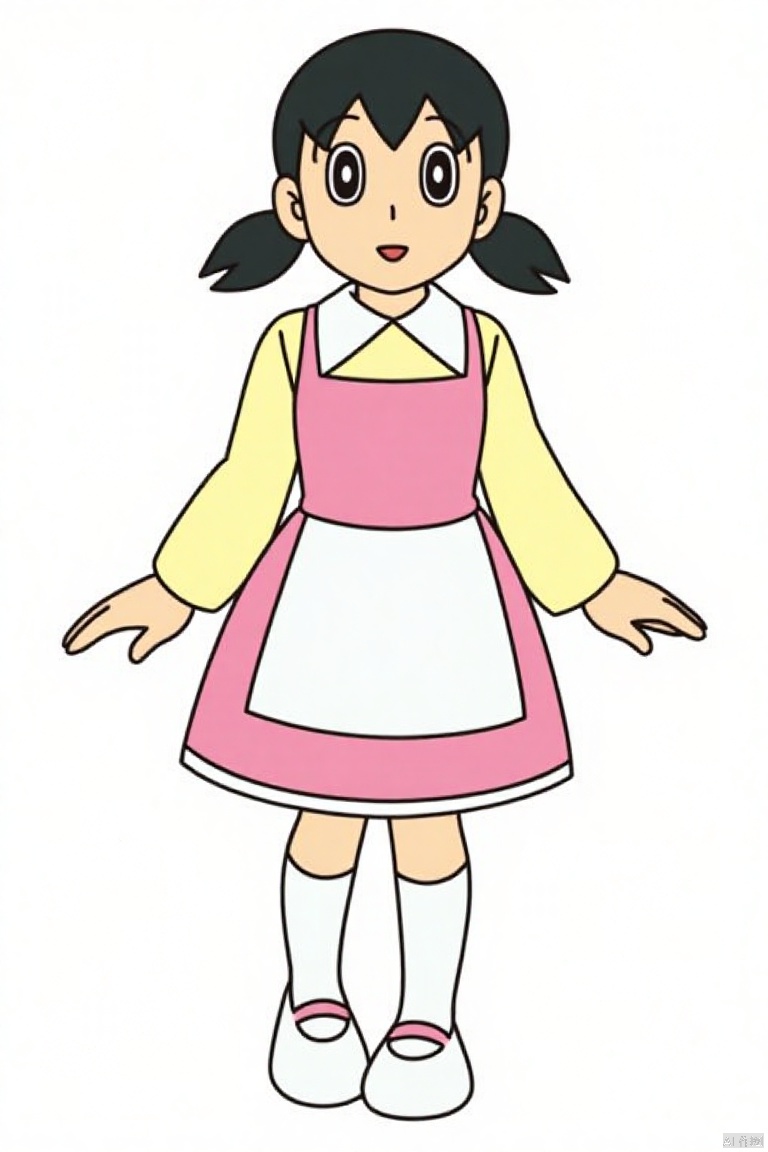 duolaameng,minamoto_shizuka,1girl,solo,simple_background,white_background