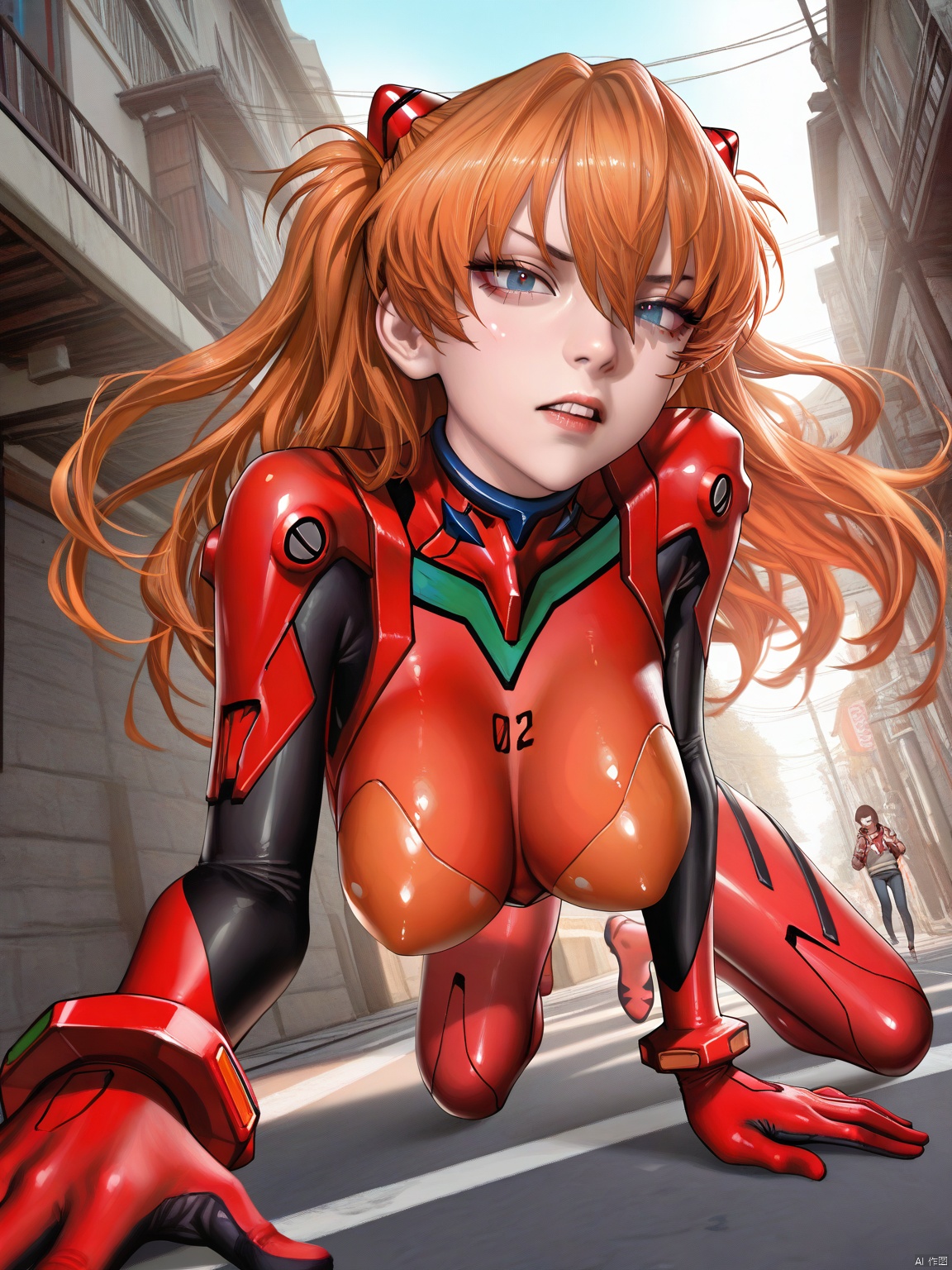 well iluminated,  Epic CG masterpiece,  Asuka Langley Soryu on Tensor.Art