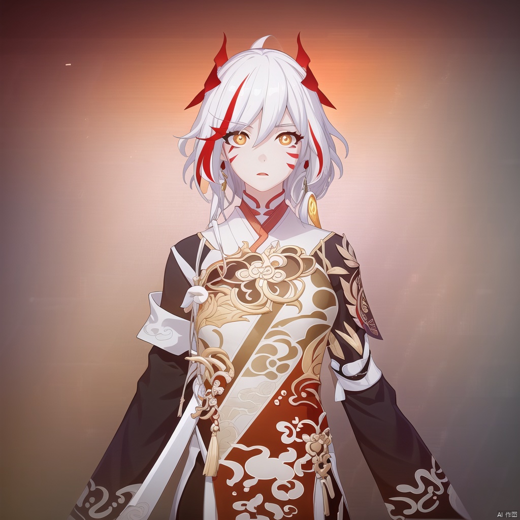 fu_hua,fu_hua cgver,bangs,
Fenghuang of Vicissitude,messy hair,jewelry,twintails,eyelashes,facial mark,head wings,two-tone hair,twintails,tattoo,ribbon,bangs,white hair,orange eyes,streaked hair,orange hair,fiery hair,hair between eyes,multicolored hair,hair ornament,hair ribbon,pattern on hair,yellow pupils,diamond shaped pupils,