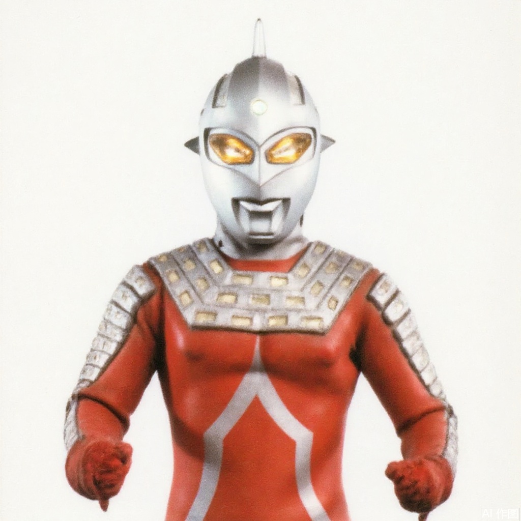 masterpiece, best quality,solo,(white background:1.2),simple background,
looking at viewer,ultraman,red bodysuit,red gloves,legwear,gloves,boots,cover,mask,plugsuit,armor,bodysuit,silver pattern on body,red tight-fitting,red footwear,helmet,leather suit,latex,tokusatsu,no humans,science fiction,silver head,hard mask,no smile,no eyes,no nose,red rubber bodysuit with silver line