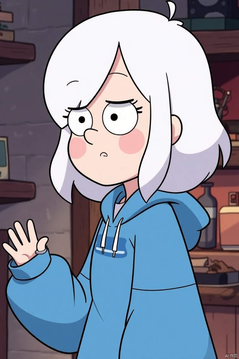 ,GDXZ,1girl,white hair,