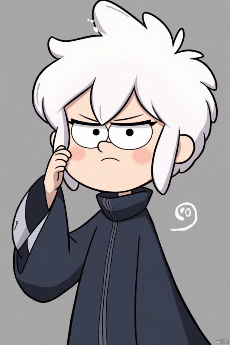 ,GDXZ,1boy,white hair,