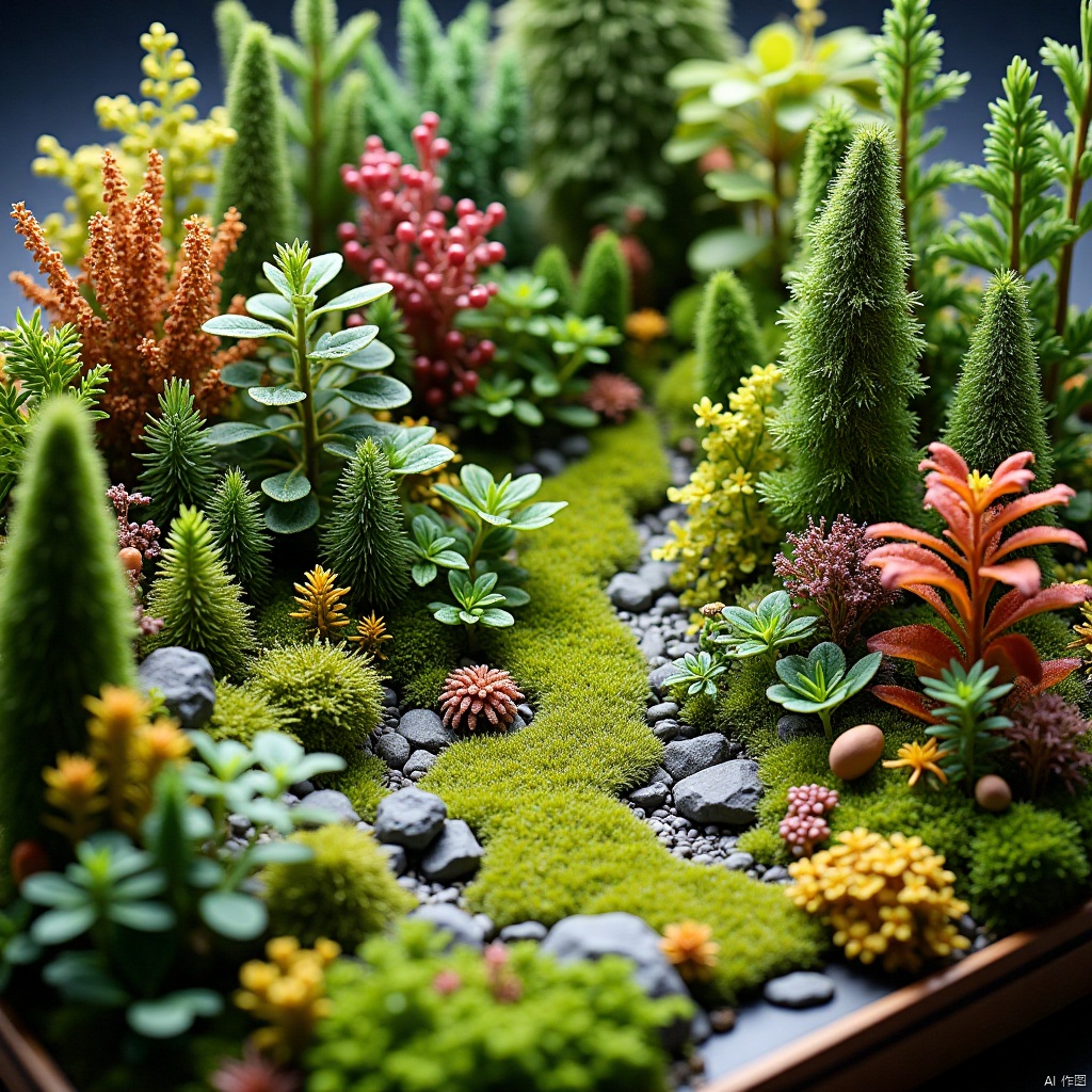 miniature landscape, plant