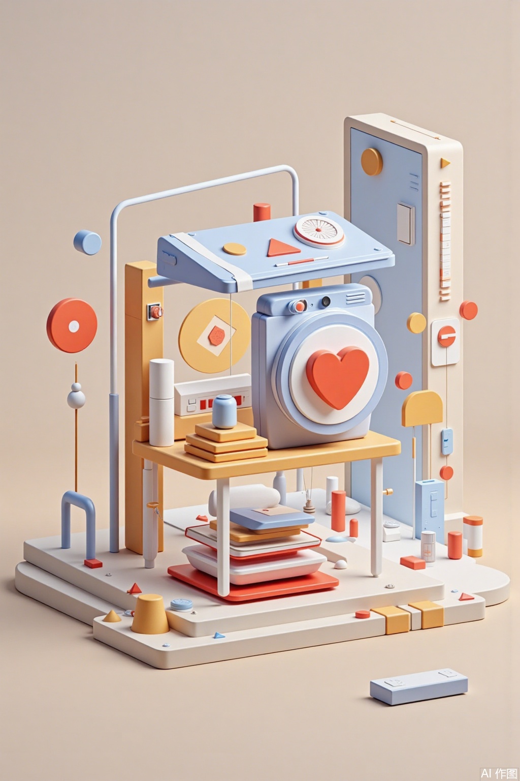 Real photo,,3D e-commerce style