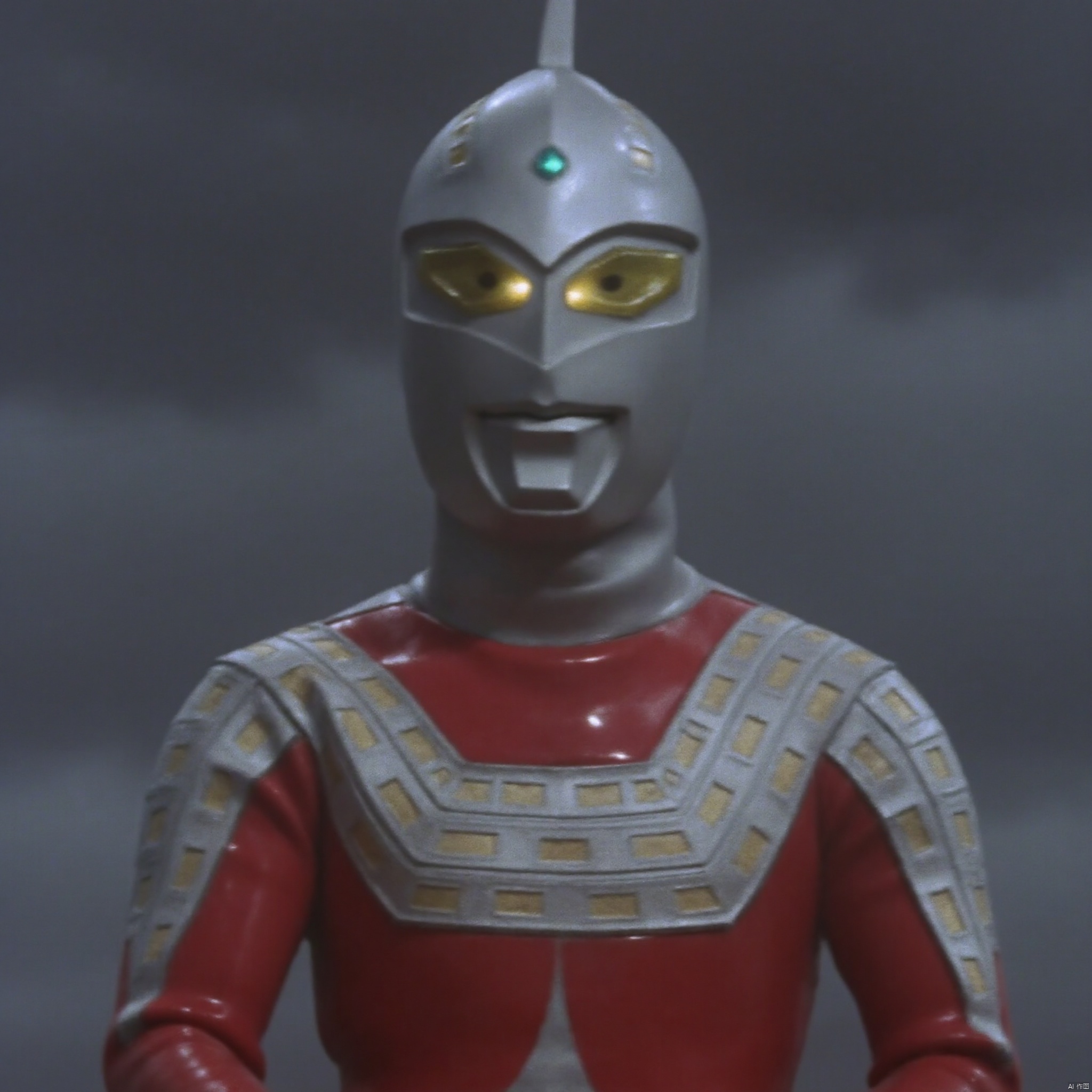 ultraman,red bodysuit,red gloves,legwear,gloves,boots,cover,mask,plugsuit,armor,bodysuit,silver pattern on body,red tight-fitting,red footwear,helmet,leather suit,latex,tokusatsu,no humans,science fiction,silver head,hard mask,no smile,no eyes,no nose,solo,red rubber bodysuit with silver line