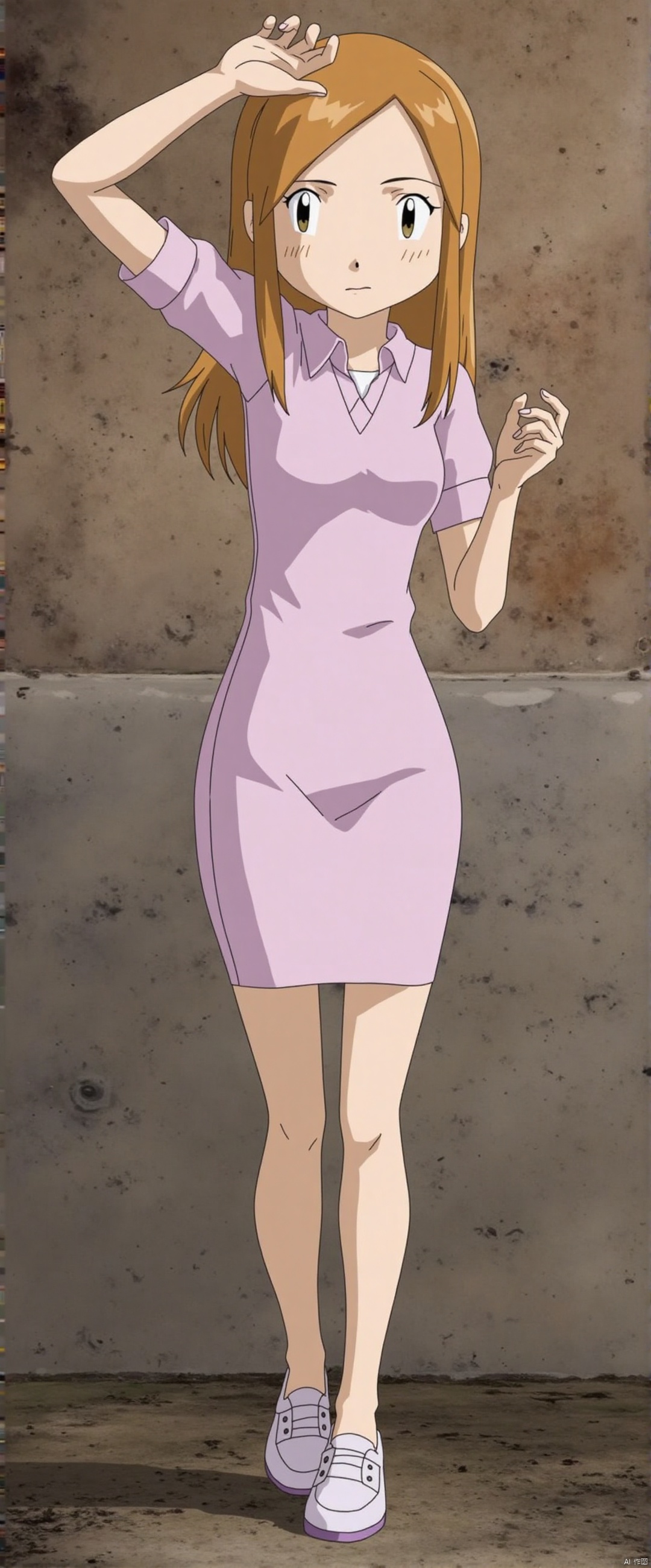 ,WXYH,3A,solo,GDXZ,(1girl:1.5),full body,dress shirt,**4WXDD
