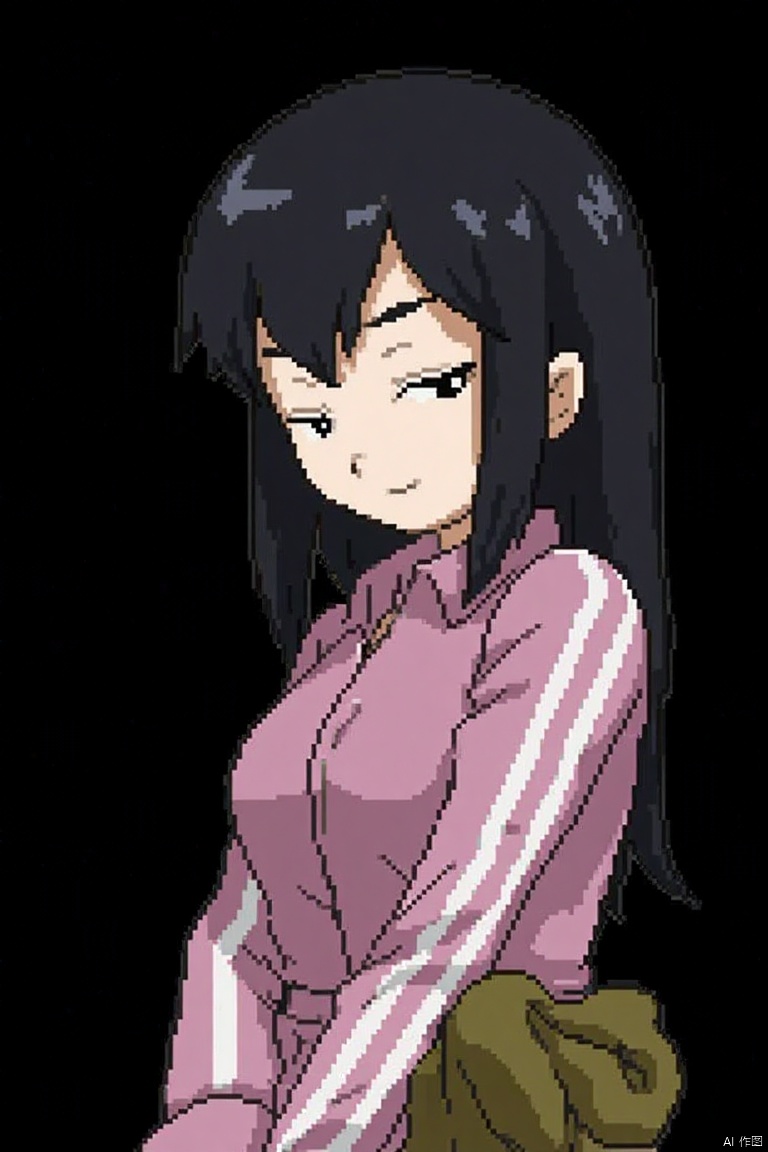 Pixel style,WXYH,3A,solo,GDXZ,(1girl:1.5),full body,dress shirt,**4WXDD