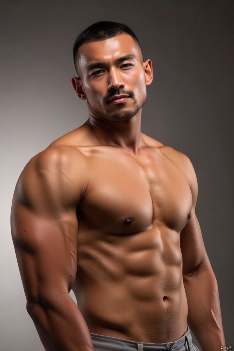 A picture of a man,male focus,solo,hansome,charming,muscular,masterpiece,realistic,best quality,highly detailed,highres,jzns,dnk