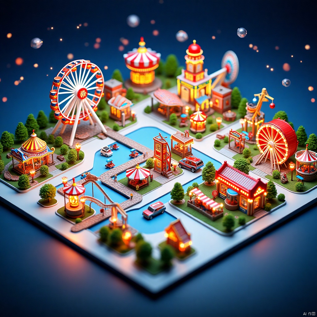 city, ice and fire, amusement park, theme park, funfair, amusement park world,游乐园,Theme park,Funfair