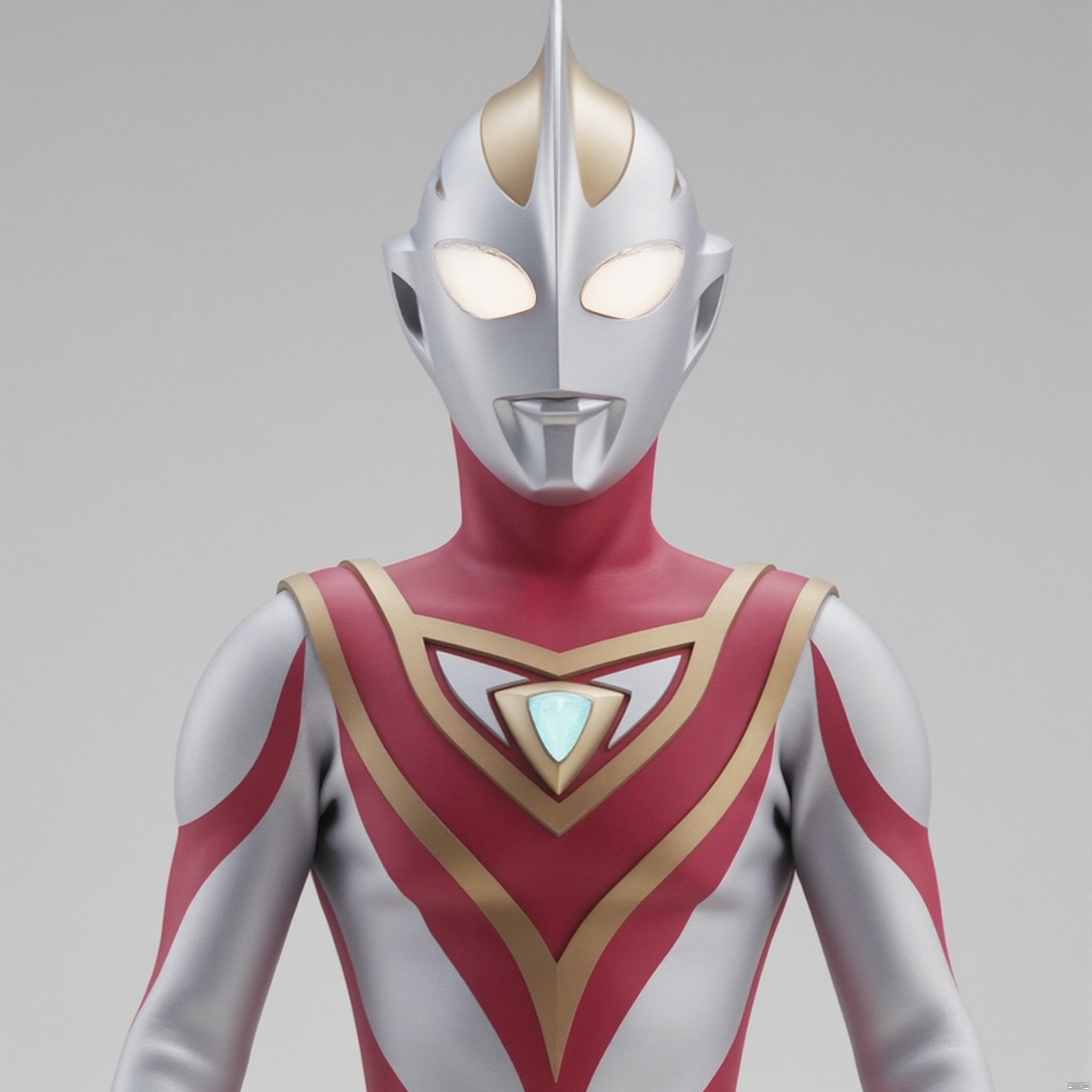 ultraman,silver bodysuit,silver gloves,legwear,gloves,boots,cover,mask,plugsuit,armor,bodysuit,red pattern on body,silver tight-fitting,silver footwear,helmet,leather suit,latex,tokusatsu,no humans,science fiction,silver head,hard mask,no smile,no eyes,no nose,solo,silver rubber bodysuit with red line