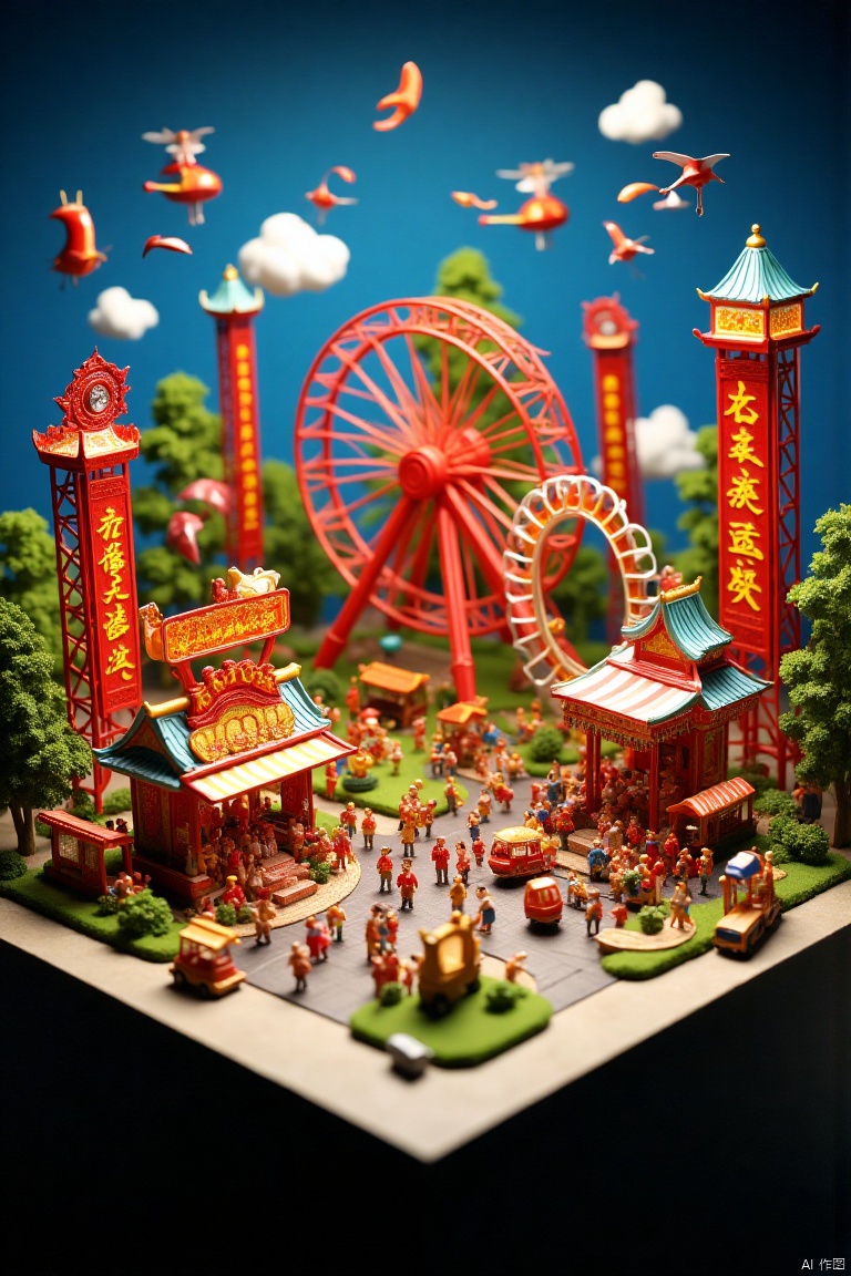 ,Mech Battlefield,机甲战场,Battlefield of Mechs,Elements of the Spring Festival,新春元素,游乐园,Theme park,Funfair