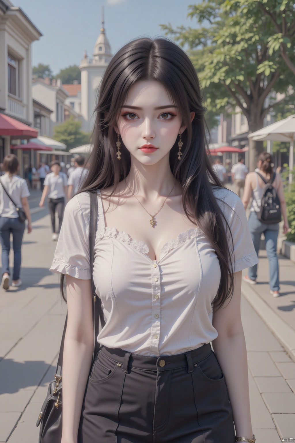 1girl,  solo,  long hair by 起风了AI漫画 on Tensor.Art