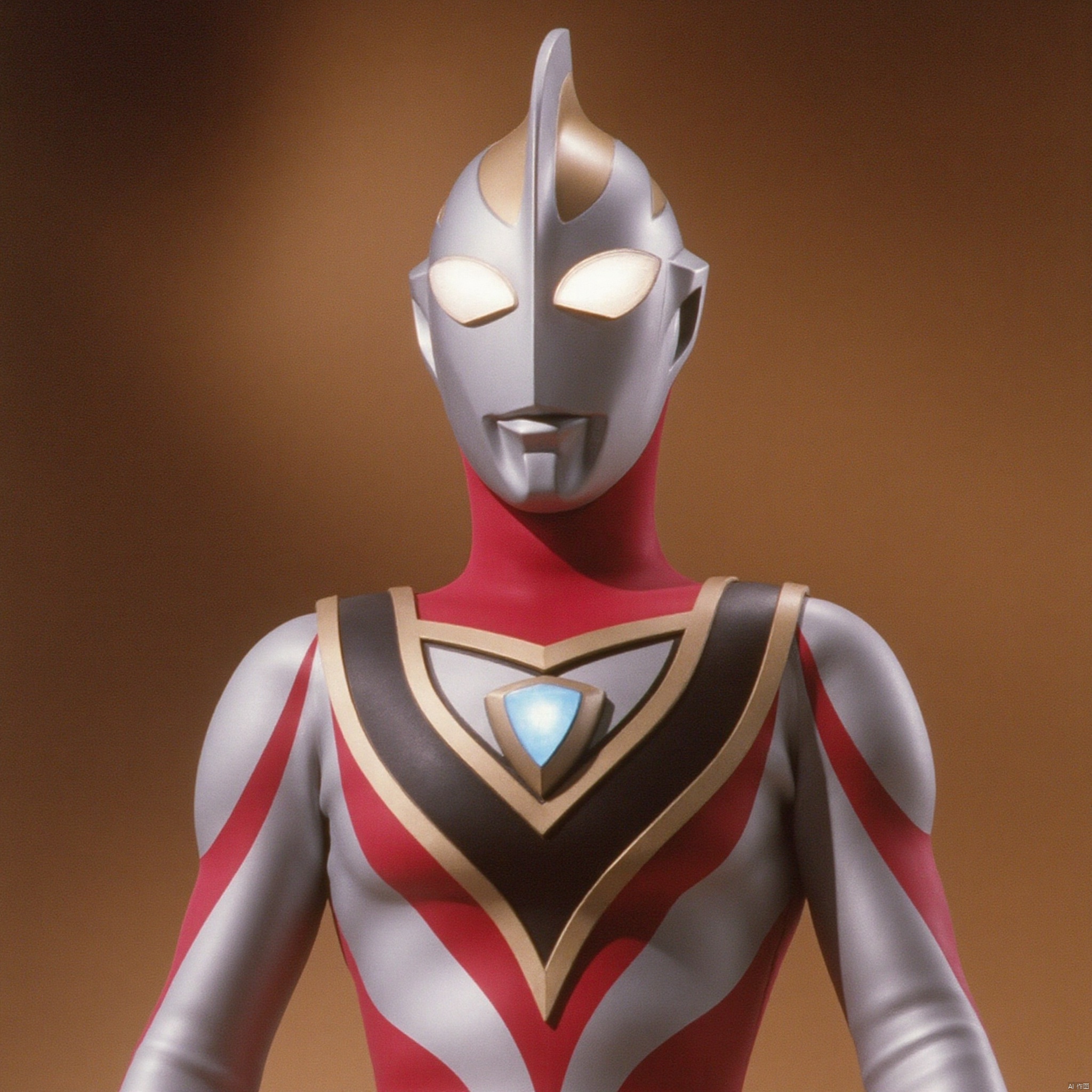 ultraman,silver bodysuit,silver gloves,legwear,gloves,boots,cover,mask,plugsuit,armor,bodysuit,red pattern on body,silver tight-fitting,silver footwear,helmet,leather suit,latex,tokusatsu,no humans,science fiction,silver head,hard mask,no smile,no eyes,no nose,solo,silver rubber bodysuit with red line