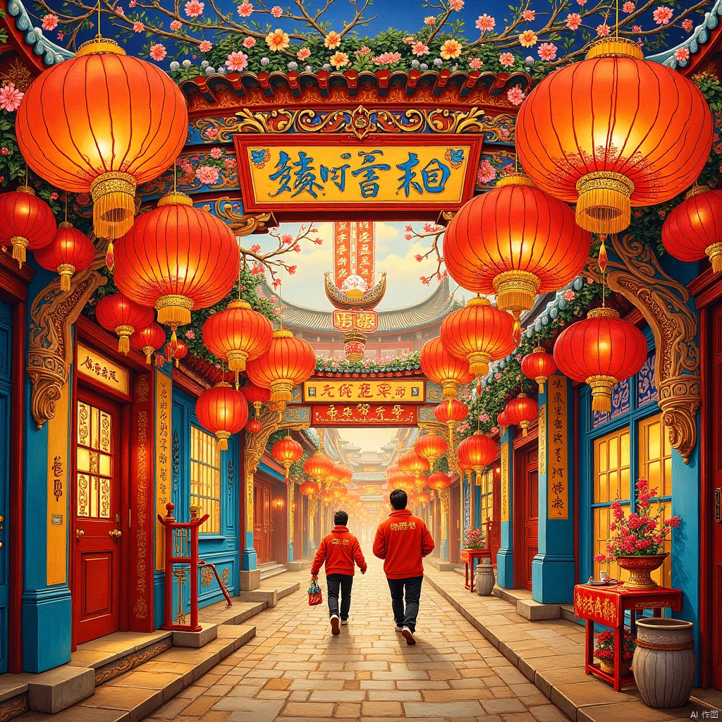 , New Year paintings, New Year paintings, New Year paintings