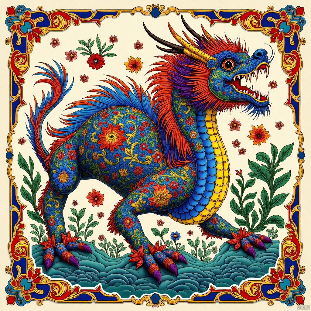 ,年画,龙,dragon,New Year paintings,游乐园,Theme park,Funfair,Mech Battlefield,机甲战场,Battlefield of Mechs,瓷器,porcelain,Elements of the Spring Festival,新春元素