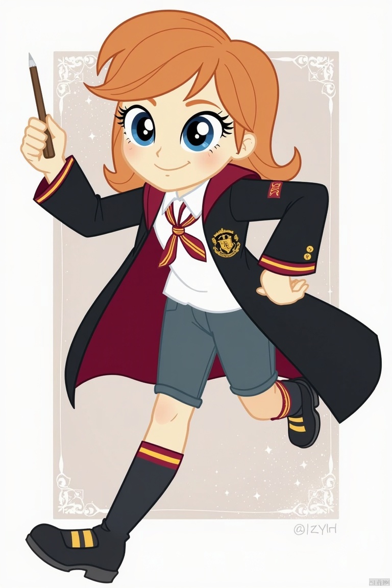 WGWS,WXYH,3A,solo,((1girl)),full body,little_girl,dynamic_angle,,loli,Hogwarts,Hogwarts uniform,XMGNH