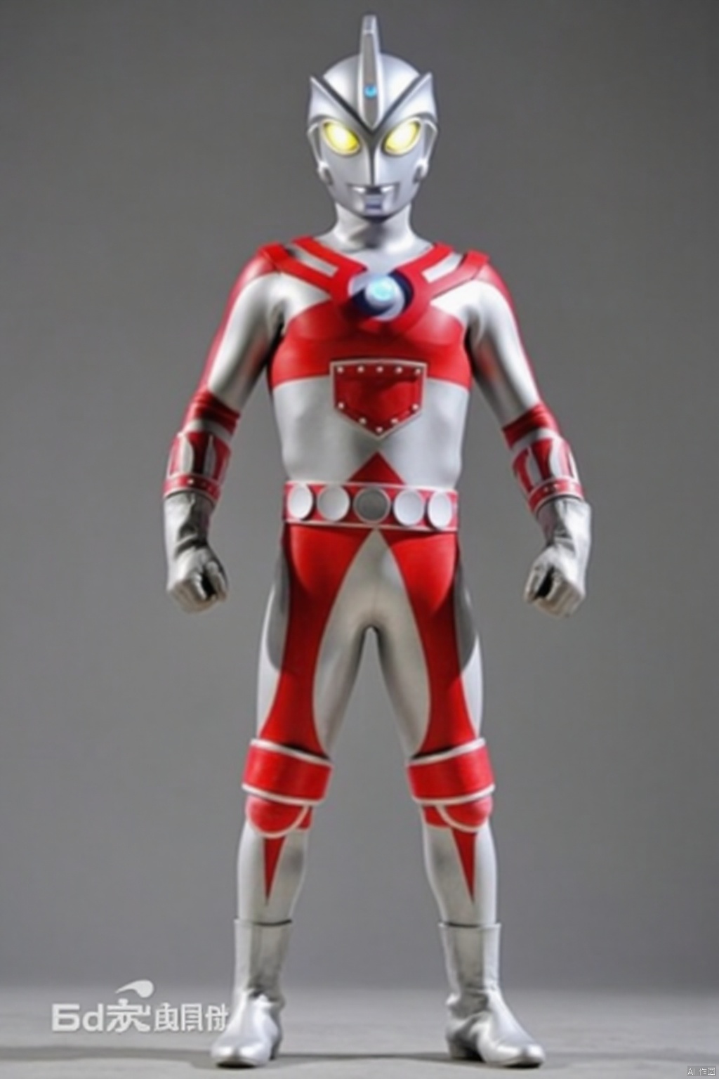 ultraman,silver bodysuit,silver gloves,legwear,gloves,boots,cover,mask,plugsuit,armor,bodysuit,red pattern on body,silver tight-fitting,silver footwear,helmet,leather suit,latex,tokusatsu,no humans,science fiction,silver head,hard mask,no smile,no eyes,no nose,solo,silver rubber bodysuit with red line