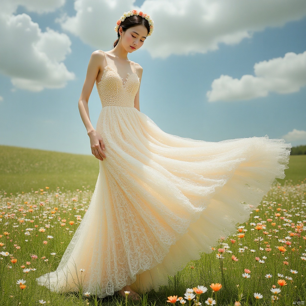 ,long dress,长裙,1girl