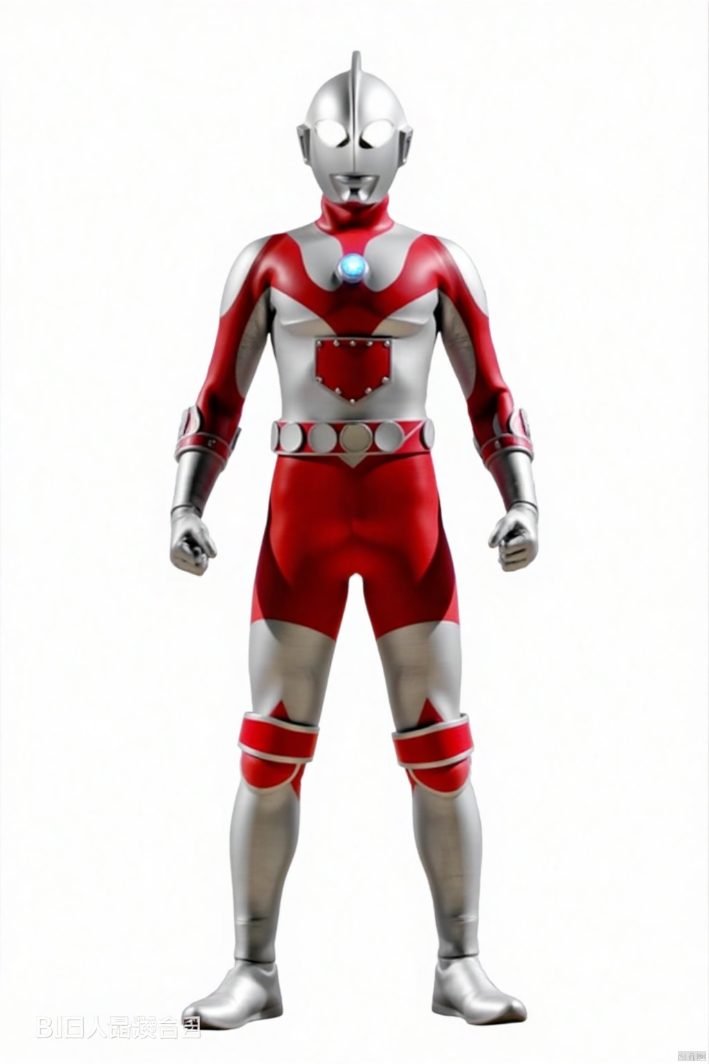 ultraman,silver bodysuit,silver gloves,legwear,gloves,boots,cover,mask,plugsuit,armor,bodysuit,red pattern on body,silver tight-fitting,silver footwear,helmet,leather suit,latex,tokusatsu,no humans,science fiction,silver head,hard mask,no smile,no eyes,no nose,solo,silver rubber bodysuit with red line