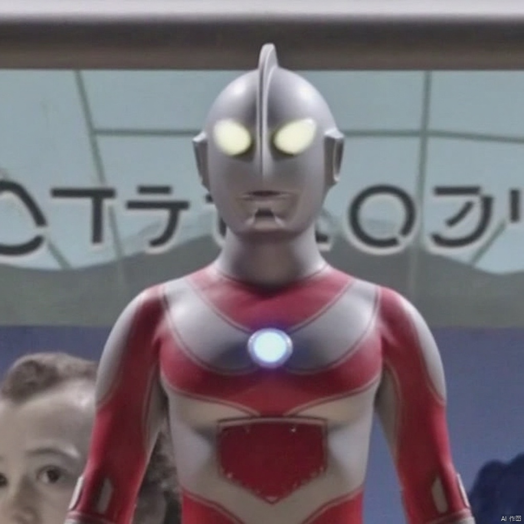 ultraman,silver bodysuit,silver gloves,legwear,gloves,boots,cover,mask,plugsuit,armor,bodysuit,red pattern on body,silver tight-fitting,silver footwear,helmet,leather suit,latex,tokusatsu,no humans,science fiction,silver head,hard mask,no smile,no eyes,no nose,solo,silver rubber bodysuit with red line