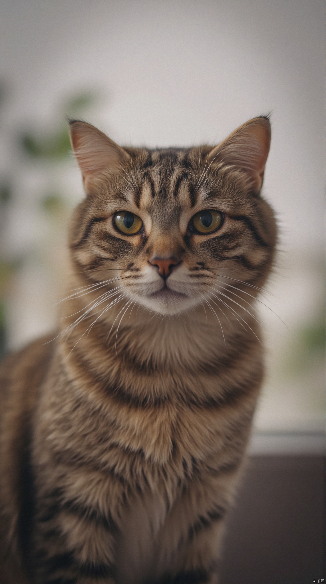 kodak film\(hubgstyle)\,hyperrealism, photograph of a cute cat