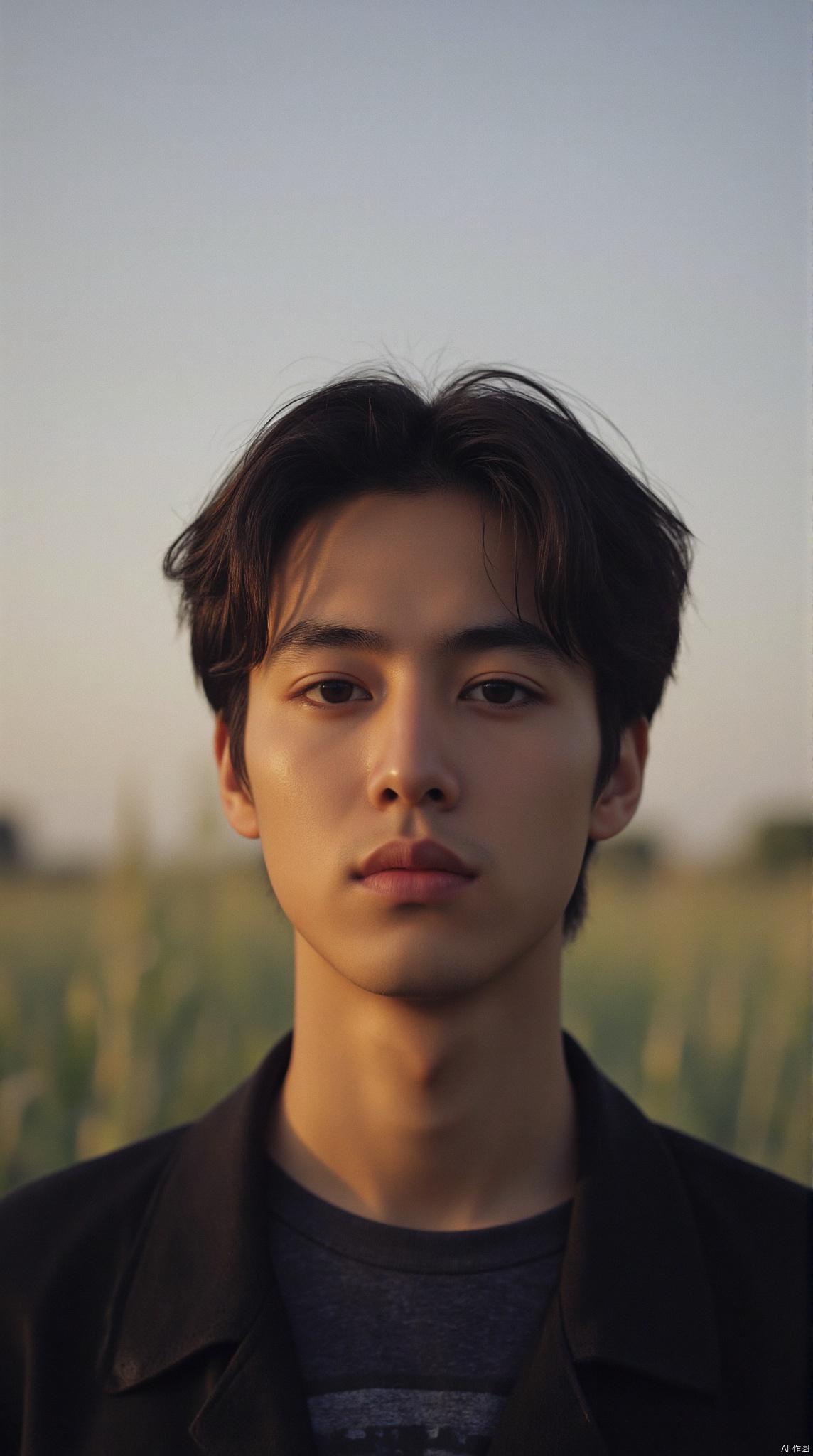 kodak film\(hubgstyle)\,hyperrealism, photograph of a handsome man,
