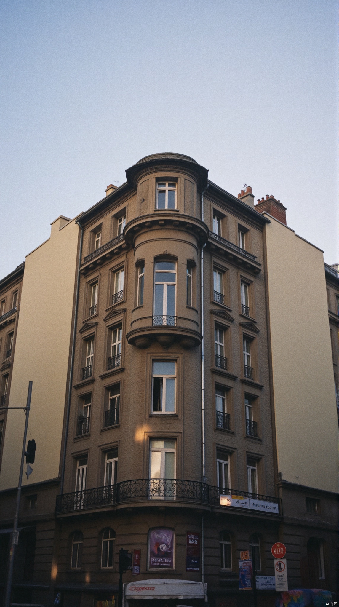 kodak film\(hubgstyle)\,hyperrealism, photograph of a building,