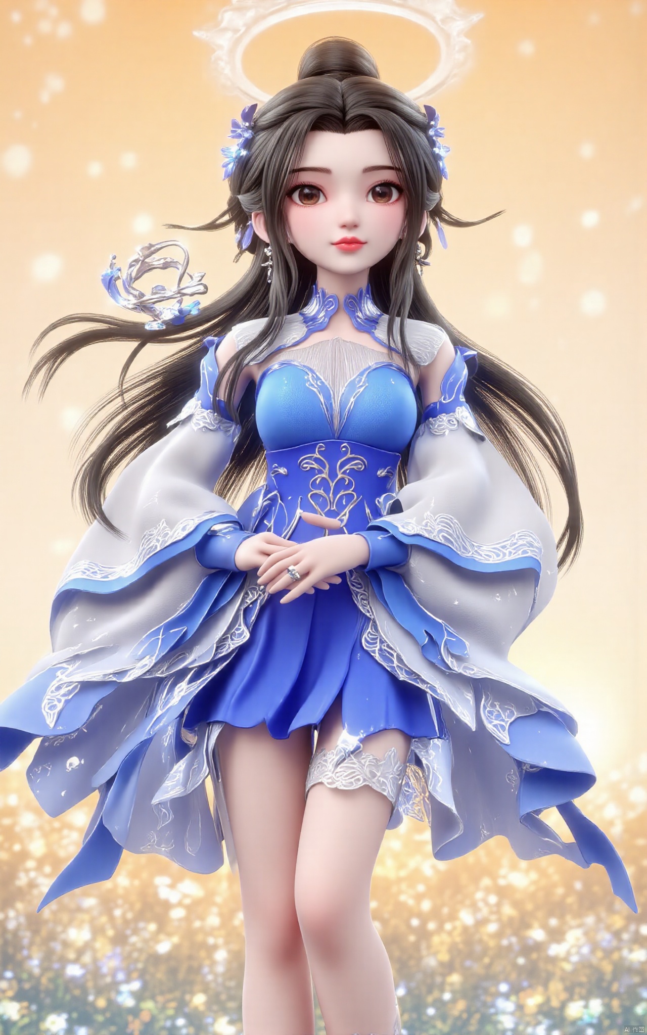 masterpiece, best quality,8K,official art, ultra high res, 1girl,chibi, full body, Limuwang\(hubggirl)\