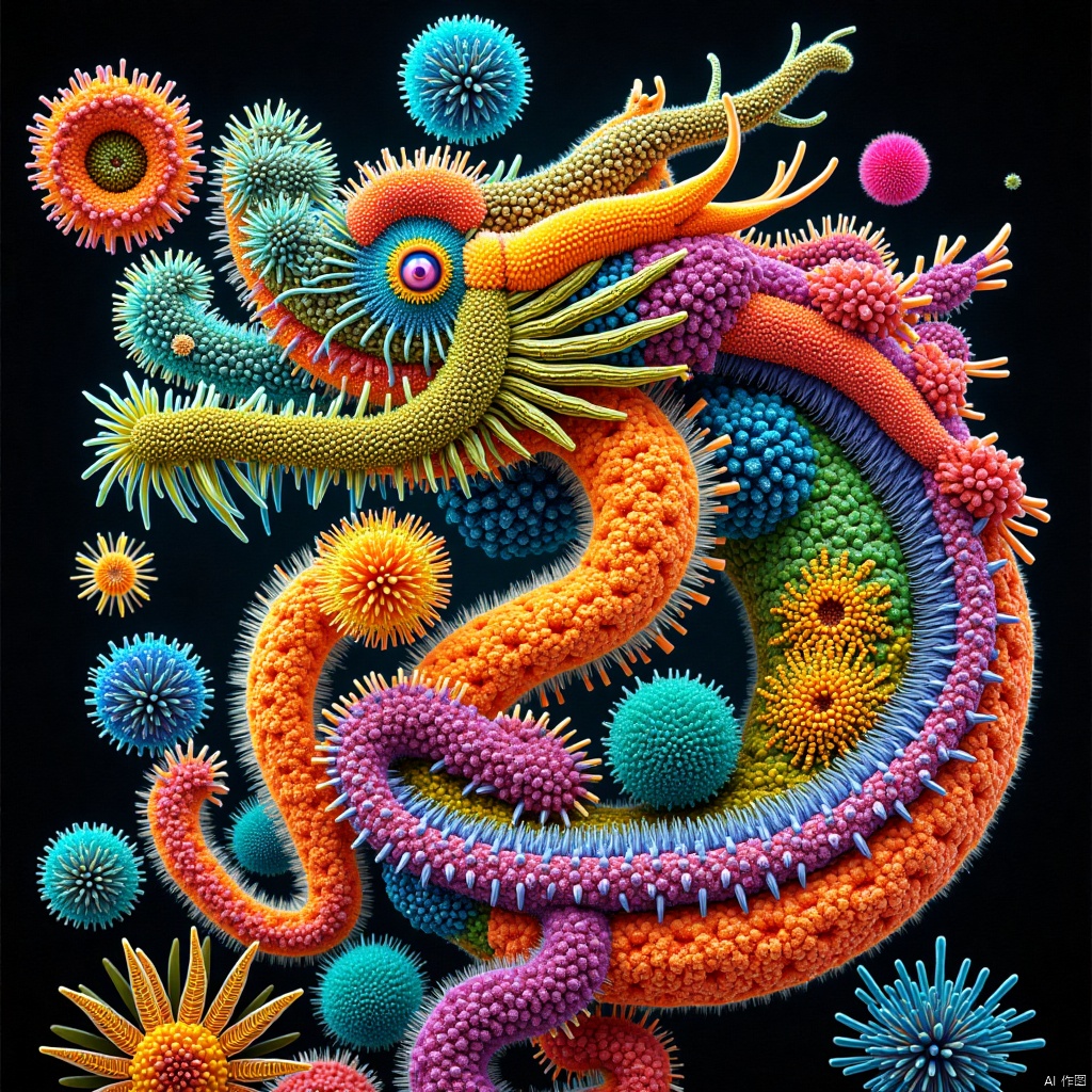 ,microorganism,microbes,amusement park,Theme park,Funfair,,dragon,microorganism,微生物,龙,Chinese Dragon