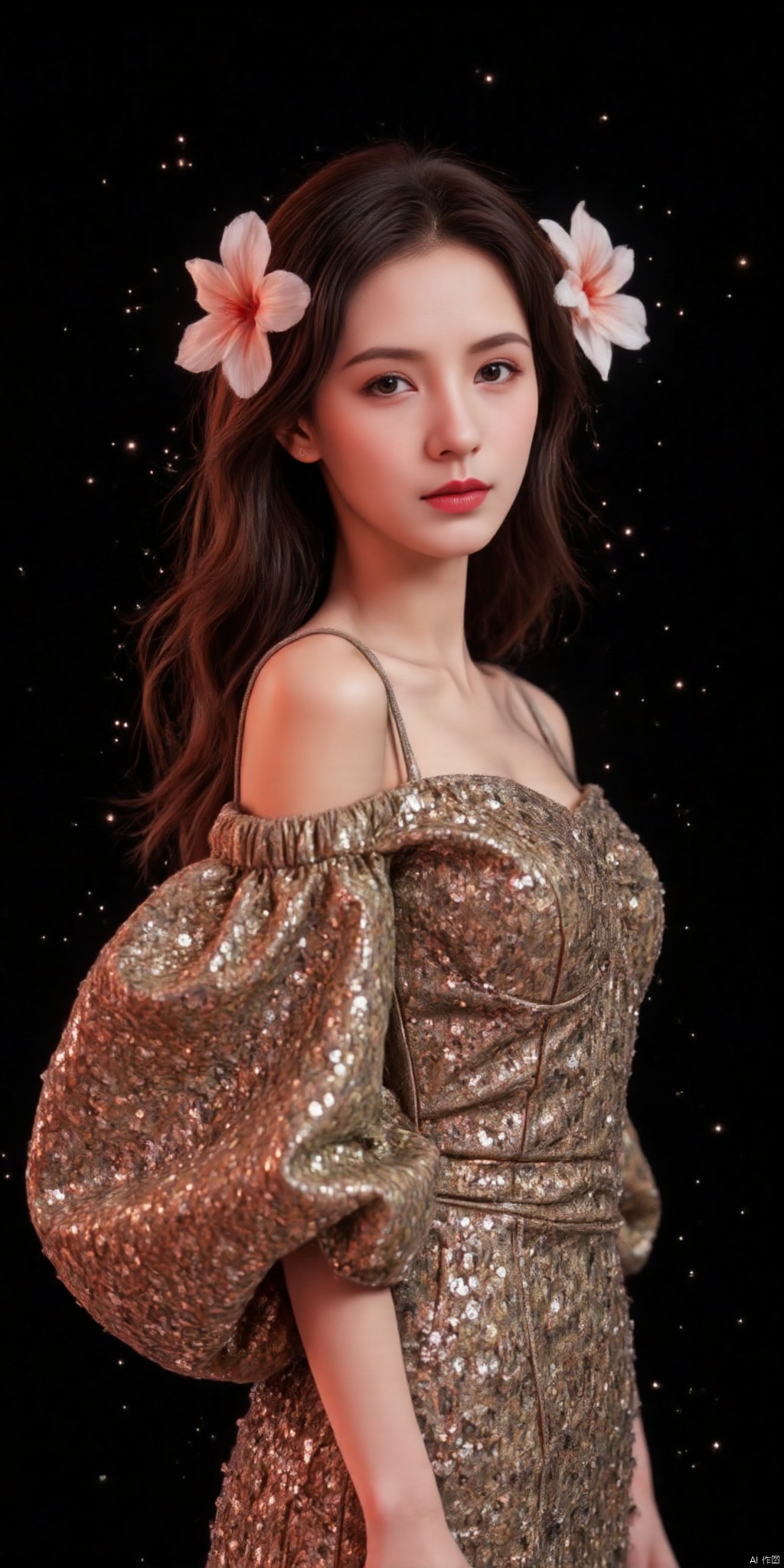 真人肌肤纹理, 4K画质,完美身材,1girl,
beautifuldetailedflower,beautifuldetailedeyes,hyperdetailed,flower,hyperquality,,eyes,flowerandhairissamecolor,beautifulycolor,face,{{{{{herhairisbecomingflower,flower,hair,flower,butterfly,}}}}},{{{{1girl}}}}kawaii,,{{{highdetails,highquality}}},{{{backlight}}},{{hairandclothesisflower}},{{{upperbody}}},highquality,hairwithbody,webbeddress,upperbody,flowerleg,flowerhands,bodywithflower,{{flowerwithclothes}},dresswithflower,,lightparticles,blackbackground,{{{{Hairwithflower}}}},smallbreastwithflower,bighairwithflower,{{floatinghairwithflower,floating}}1girl,smallbreast,marblingwithhairandclothes,lookingatviewer,{{original}},{{armdown}},{{papercutting}},blackbackground,flowerforground,{{hairwithflower}},{{{{{highres}}}},}hairwithflower,hairwithflower,hair,wavyhair,diffusionlighting,abstract,Butterflywithbody,flowerwithhair,herhairisflower,bigtopsleeves,floating,   
