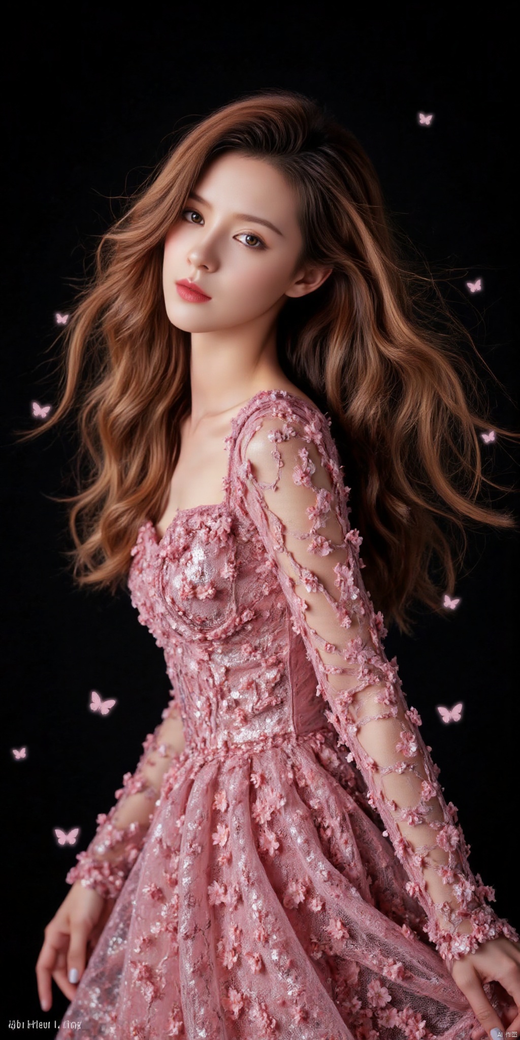 真人肌肤纹理, 4K画质,完美身材,1girl,
beautifuldetailedflower,beautifuldetailedeyes,hyperdetailed,flower,hyperquality,,eyes,flowerandhairissamecolor,beautifulycolor,face,{{{{{herhairisbecomingflower,flower,hair,flower,butterfly,}}}}},{{{{1girl}}}}kawaii,,{{{highdetails,highquality}}},{{{backlight}}},{{hairandclothesisflower}},{{{upperbody}}},highquality,hairwithbody,webbeddress,upperbody,flowerleg,flowerhands,bodywithflower,{{flowerwithclothes}},dresswithflower,,lightparticles,blackbackground,{{{{Hairwithflower}}}},smallbreastwithflower,bighairwithflower,{{floatinghairwithflower,floating}}1girl,smallbreast,marblingwithhairandclothes,lookingatviewer,{{original}},{{armdown}},{{papercutting}},blackbackground,flowerforground,{{hairwithflower}},{{{{{highres}}}},}hairwithflower,hairwithflower,hair,wavyhair,diffusionlighting,abstract,Butterflywithbody,flowerwithhair,herhairisflower,bigtopsleeves,floating,   