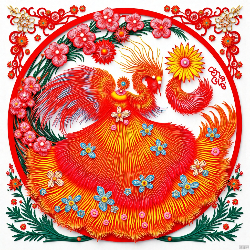 Paper-cutting art,剪纸艺术,光影,light and shadow,long dress,长裙
